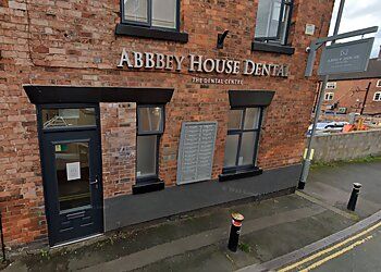 Photo of ABBEY HOUSE DENTAL, CONDITIONS TREATED:Jaw Pain, Teeth Pain, Missing Teeth and Gum DiseaseTREATMENTS OFFERED:Porcelain Veneers, Dentures, Smile Makeovers, Bridges, Dental Hygiene, Facial Aesthetics, Teeth Whitening, Crowns, Sedation, Dental Implants, All 4 Implants, Stain Removal, Wrinkle Treatment, Clear Braces, Invisalign, White Filling, NHS Treatments &amp; Root Canal Treatment in STAFFORD
