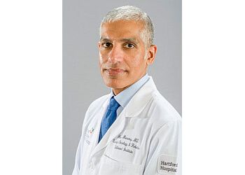 Photo of ANOOP MOHAN MERANEY, CONDITIONS TREATED: Bladder Cancer, Genitourinary Cancer, Genitourinary Surgery, Kidney Cancer, Penile Cancer, Prostate Cancer, Testicular Cancer, Urologic CancerTREATMENTS OFFERED:Robotic Prostatectomy, Robotic Surgery, Kidney Surgery &amp; Laparoscopic Surgery in HARTFORD