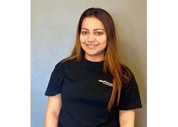 Photo of AQSA VASI, CONDITIONS TREATED:
TMJ Dysfunction, Neurological Disorders, Headaches, Arthritis, Ankle Pain, Leg, Shoulder, Back and Neck Pain, Temporo-Mandibular Joint (TMJ) Pain, Balance Disorders &amp; Sciatica Pain
Physiotherapy, Acupuncture, Chiropody, Chiropractic, Compression Stocking/Bracing, Concussion Therapy, Cupping, Dry Needling, Electrical Stimulation Therapy, Ergonomic Training, Joint Mobilization, Kinesio Taping, Laser Therapy, Lymphatic Therapy, Manual Therapy, Massage Therapy, McKenzie Method, Mulligan’s Concept, Myofascial Release, Naturotherapy, German New Medicine Therapy, Orthotics, Pelvic Floor Therapy, Shockwave Therapy, Therapeutic Exercise, Traction Therapy, Ultrasound Therapy &amp; Vestibular Therapy in GEORGETOWN