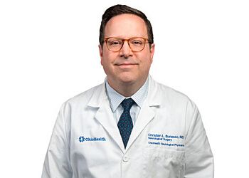 Photo of CHRISTIAN L. BONASSO, CONDITIONS TREATED: Back Pain, Benign and Malignant Brain Tumors, Brain Aneurysm, Brain Arteriovenous Malformation and Fistula, Brain Tumors, Carpal Tunnel Syndrome, Cerebrovascular Disorders, Cervical/Thoracic/Lumbar Disc Herniation, Chiari Malformation, Complex Spine Disorders, Concussion, Epilepsy, Glioblastoma, Hyperhidrosis Meningioma, Minimally Invasive Spine Disorders, Nerve Entrapment, Normal Pressure Hydrocephalus, Peripheral Neuropathy, Pituitary Tumors, Scoliosis, Skull Base Disorders, Spinal Cord Disorders Spinal Fusions, Spinal Stenosis, Spine Disease and Disorders, Spine Trauma, Syringomyelia Traumatic Brain Injury, Ulnar Nerve Injury, Vertebral Compression Fractures &amp; Syrinx in COLUMBUS