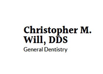 Photo of CHRISTOPHER M. WILL, CONDITIONS TREATED:Dental Hygiene, Cosmetic Dentistry, Veneers, Teeth Whitening, Bonding, Inlays and Onlays, Endodontics, Restorative, Pediatric, Sealants, Mouth Guards, Periodontic, Oral Surgery, Extractions, Sleep Apnea, Orthodontic, Invisalign &amp; Night Guards in COLUMBUS