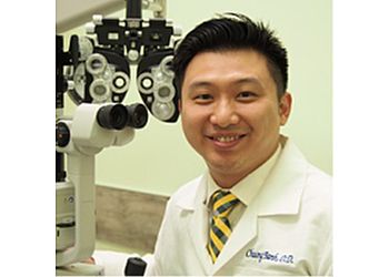 Photo of CHUONG BANH, CONDITIONS TREATED:Presbyopia, Floaters, Allergy, Vision Diseases, Color Blindness, Farsightedness &amp; Nearsightedness
TREATMENTS OFFERED:Comprehensive Care, Contact Lenses Fitting, Sunglasses, Emergency Visit, Eye Health Evaluation, Frames, Retinal Imaging &amp; Lasik Consultation in SUNNYVALE