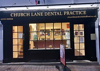 Photo of CHURCH LANE DENTAL STAFFORD, TREATMENTS OFFERED:Teeth Straightening, Crowns, Veneers, Teeth Whitening, Implants, Cosmetic, Root Canals, Scale and Polishing, Anti-Wrinkle, Sports Mouthguard, Routine Exam, Dentures, Bridges, Emergency, Fillings, X-Rays, Home Visits &amp; Dental Hygiene in STAFFORD