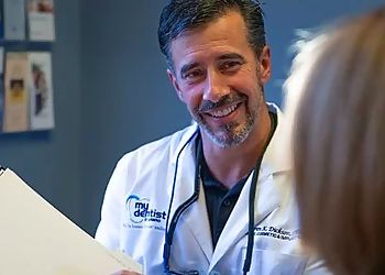 Photo of DARREN DICKSON, CONDITIONS TREATED: Gum Recession, Gum Disease, Bruxism and Bad Breath
TREATMENTS OFFERED: Dental Veneers, Teeth Whitening, Orthodontics, Gum Reshaping, Teeth Contouring, Gum Recession Treatment, Dental Bonding, Snap-On Smile, Custom Smile Makeover, Dental Cleanings and Exams, Tooth Sealants, Gum Disease Treatment, Nutritional Counseling &amp; Athletic Mouthguards in PLANO