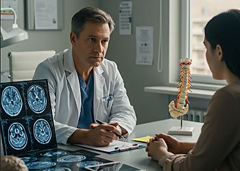 Photo of DR. ANDRE ENGLEBRECHT, CONDITIONS TREATED:
Meningioma, Multi-Level Herniated Disks, Arachnoid Cyst, Arnold Chiari Malformation, Tumour, Vascular Compression Syndromes in The Brain, Complex Brain &amp; Spine Disorders in ST. JOHN&#x27;S