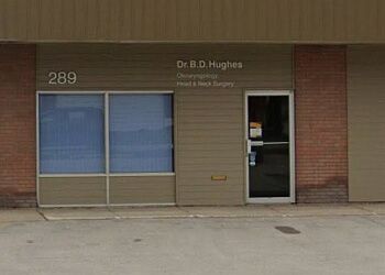 Photo of DR. BRIAN DONALD HUGHES, CONDITIONS TREATED:
Breathing Problems, Dizziness, Hearing Loss, Snoring, Nasal Congestions, Throat Infection, Tonsils, Sleep Apnea and Mouth Sores 
TREATMENTS OFFERED:
Head &amp; Neck Surgery in STRATFORD