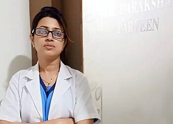 Photo of DR. DARAKSHAN PARVEEN, Ear Wax, Fungus, Cholesteatoma, Deafness, Vertigo, Allergic Rhinitis, Sinusitis, Nasal Polyps, Deviated Nasal Septum, Turbinate Hypertrophy, Nasal Bone Fracture, Nose Pain, Crooked Nose, Tonsillitis, Sleep Apnoea and Snoring, Swallowing Disorders, Voice Disorder &amp; Throat Scopy Diagnostic in NAGPUR