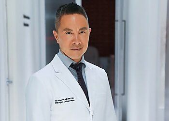 Photo of DR. HAI NGUYEN, CONDITIONS TREATED: Knee Ligament Injuries, Arthritis, Bone Disorders, Bursitis &amp; Osteoarthritis TREATMENTS OFFERED: Arthroplasty, Ankle and Elbow Procedures &amp; Broken Hip Treatment in BROSSARD