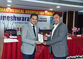 Photo of DR. HARIOM SHARMA, Ear Pain, Wax, Head and Neck Treatment, Otology, Rhinology, Surgery Oral Cavity, Endoscopy, Vertigo, Sinus, Allergy, Audiometry Test, Hearing Aids, Ear, Nose &amp; Throat Treatment in GWALIOR