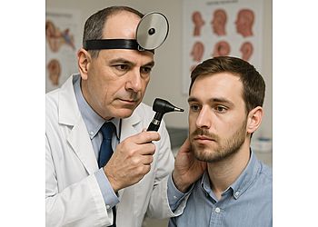 Photo of DR. JOHANNES LODEWIKUS STEINBERG, CONDITIONS TREATED:Ear Pain, Mouth Sores, Sleep Apnea, Adenoids, Deviated Septum, Nasal Obstruction, Chronic Cough, Tonsils, Earwax, Snoring, Dizziness, Neck Pain, Sore Throat, Hearing Loss, Throat and Breathing Problems, Ear Aches, Nasal Congestions &amp; Infections in CHILLIWACK