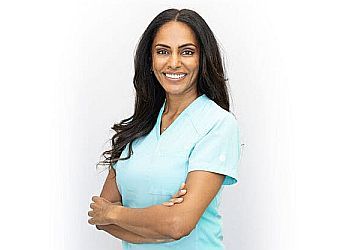 Photo of DR. KARISHMA KAZIM, CONDITIONS TREATED: Dental Emergencies TREATMENTS OFFERED: Wisdom Teeth Extraction, Oral Hygiene and Cleaning, Clear Aligners, Endodontics, Family Dentistry, Sedation Dentistry, Dental Restoration, Cosmetic Dentistry, Dental Implants, Orthodontics, Teeth Whitening &amp; Periodontics in PICKERING