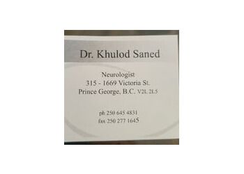 Photo of DR. KHULOD SANED, CONDITIONS TREATED:
Headaches, Seizures, Head Injury, Hydrocephalus, Neurocutaneous Syndromes, Lumbar Disk Disease (Herniated Disk), Meningitis &amp; Multiple Sclerosis in PRINCE GEORGE