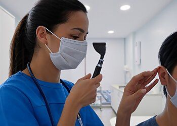 Photo of DR. KRISTELLE MEE FAH CHUENG CHEN CHUAN, CONDITIONS TREATED: Ear Pain, Breathing Problems, Nasal Fractures and Congestion, Hearing Loss, Headaches, Sore Throats, Tonsil Issues, Nosebleeds, Tinnitus, Voice Disorders and Sleep Apnea
TREATMENTS OFFERED: Head &amp; Neck Surgery, Earaches, Earwax Removal, Snoring Surgery &amp; Adenoidectomy in STRATFORD