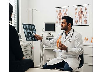 Photo of DR. LUC RODRIGUE, CONDITIONS TREATED: Knee Injury, Elbow Fractures, Broken Wrist &amp; Rotator Cuff Tears, TREATMENTS OFFERED: Total Hip Replacement, Partial Hip Replacement &amp; Shoulder Surgery in GRANBY