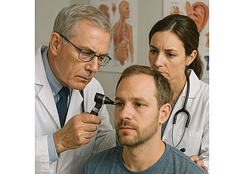 Photo of DR. RICHARD DROLET, CONDITIONS TREATED:Sleep Apnea, Breathing Problems, Stuffy and Runny Nose, Ringing in Ears, Allergy, Earaches, Nasal Congestion, Hearing Loss, Snoring, Voice Disorders, Nosebleeds, Tonsils &amp; HeadachesTREATMENTS OFFERED:Earwax Removal in DRUMMONDVILLE