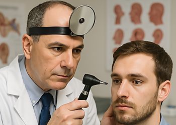 Photo of DR. SÉBASTIEN BATHALON, CONDITIONS TREATED:Nosebleeds, Throat Infection, Polyps, Hearing Loss, Snoring, Sleep Apnea, Breathing Problems, Nasal Fractures, Ear Infections, Pain and TonsilsTREATMENTS OFFERED:Earwax Removal &amp; Slider-Nasal in DRUMMONDVILLE