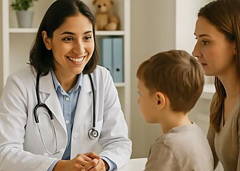 Photo of DR. SHAKEELA AHMED, CONDITIONS TREATED:Asthma, Cold, Injuries, Child Development, Viral Infections, Anemia, Allergies, Obesity, Flu, Sick Visits, Autism &amp; Newborn Care
TREATMENTS OFFERED:Immunization &amp; Vaccination in NORTH BAY