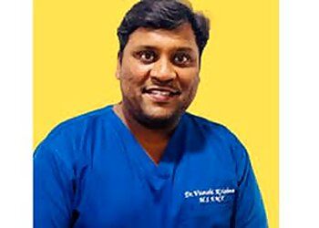 Photo of DR. VAMSI KRISHNA, Ear Pain, Nose Disorders, Throat Pain, Deviated Nasal Septum Surgery, Sinus, Allergy, Tumors, Head and Neck Disorders, Snoring, Sleeping Disorders, Fever, Tonsil, Vertigo, Voice Disorders, Swallowing Problems &amp; Voice Disorders in WARANGAL