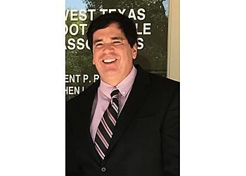 Photo of DR. VINCENT P. RASCON, CONDITIONS TREATED: Athlete’s Foot, Blisters, Corns, Plantar Fasciitis, Bunions, Heel Spurs and Pain, Claw Toe, Fungal Nail Infections, Plantar Warts, Stone Bruising, Morton’s Neuroma, Sesamoiditis, Mallet or Hammer Toe, Gout and Ingrown Toenails TREATMENTS: Ankle Arthroscopy, Wart Removal &amp; Diabetic Foot Pain in MIDLAND