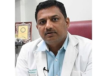 Photo of DR. VISHWANATH G UPPALADINNI, Alcohol Withdrawal Syndrome, Alzheimer’s Disease, Cerebral Palsy, Dementia, Embolic Stroke, Encephalitis, Encephalopathy, Epilepsy, Head Injury, Memory Loss, Meningioma, Neurofibromatosis, Neurological Emergencies, Paraplegia, Parkinson’s Disease, Stroke, Subdural Hematoma, TIA, Brain Tumor, Hydrocephalus, Cerebral Aneurysm, Spinal Cord Injury, Trigeminal Neuralgia, Head Trauma, Cervical Spine Myelopathy, Nerve Sheath and Vertebral Column Tumors, Pathological Spine Fracture, Cervical Herniated Disc, Ankylosing Spondylitis, Spine Fractures, Traumatic, Spinal Stenosis, Adolescent Idiopathic Scoliosis &amp; Degenerative Spine Disorders in BELGAUM