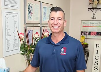 Photo of DR. WAYNE PRESS, CONDITIONS TREATED:Dizziness, Traumatic Injuries, Plantar Fasciitis, Tension Headaches, Migraine Headaches, Middle Strain, Disc Protrusion, Sciatica, Whiplash, Torticollis, Bulging Disc, Hip Pain, Knee Pain, Facet Syndrome, Ankle Pain, Upper Back Pain and Lower Back PainTREATMENTS OFFERED:Electrical Muscle Stimulation &amp; Foot Care in SIMI VALLEY