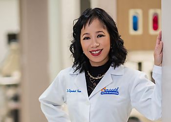 Photo of ELIZABETH TRAN, CEREC® Same-Day Crowns, Dental Crowns and Bridges, Dental Implants, Emergency Dental Care, Fillings, Laser Dentistry, Laser Gum Surgery, Sleep Apnea Treatment, Teeth Cleaning, TMJ Treatment, Wisdom Tooth Removal, Crown Lengthening, Dentures, Teeth Whitening &amp; Veneers in SANTA ANA