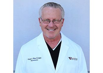 Photo of GREGORY L. WILSON, CONDITIONS TREATED:
Cervical, Thoracic, Lumbar, Brain Trauma, Brain Tumors, Stroke, Normal Pressure Hydrocephalus, Spinal Cord Stimulator, Peripheral Nerve, and Kyphoplasty
TREATMENTS OFFERED:
Minimally Invasive Spine Surgery, Brain Surgery, Stimwave, Back Fracture &amp; Concussions in TULSA