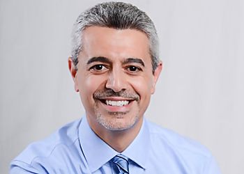 Photo of HANI JABBOUR, CONDITIONS TREATED: Oral Cancer Screenings, TMJ Disorders and Bite Dysfunction TREATMENTS OFFERED: Teeth and Gum Tissue Examination, Assessments, Dental Cleanings, Diagno Dent, Digital X-Rays, Restorative Dentistry, Composite Fillings, Onlays, Inlays, Veneers, Bonding, CEREC Crowns, Dentures, Dental Implant Solutions &amp; Bridges in WALNUT CREEK