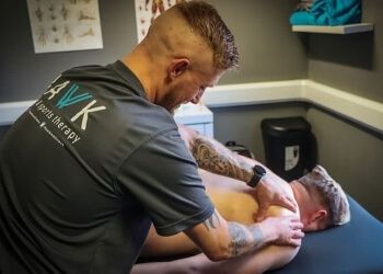 Photo of HAWK WELLNESS &amp; SPORTS THERAPY, Myofascial Cupping, Injury Assessment, Medical AcupunctureSPORTS MASSAGE: Back Cracking, Kinesiology Taping, Athletic Strapping
STONE THERAPY: Hot Stone, Sports Specific Hot Stone, Cold stone
SPINAL MANIPULATION: Thoracic and Lumbar Cracking
THERAPY: EMS, Vibration &amp; Shockwave in NEWARK ON TRENT