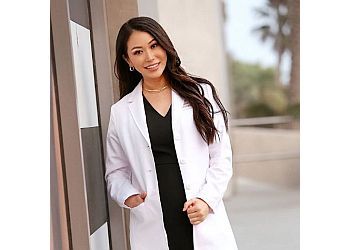 Photo of JOYCE KAHNG, CONDITIONS TREATED: Gum Disease, Oral Cancer Screening, Preventive Care and Periodontal Treatment TREATMENTS OFFERED: Porcelain Veneers, Cosmetic and General Dentistry, Teeth Whitening, Invisalign® Clear Aligners, Common Procedures, Digital X-Rays/Intraoral Camera, Dental Exams &amp; Cleanings in COSTA MESA