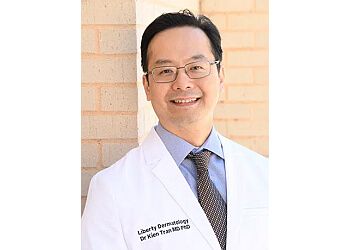 Photo of KIEN T. TRAN, CONDITIONS TREATED:Acne, Actinic Keratosis, Atopic Dermatitis (Eczema), Basal Cell Carcinoma, Birth Marks, Contact Dermatitis, Connective Tissue Diseases, Drug Rashes, Dry Skin, Folliculitis, Fungal Infections, Hair Problems and Hair Loss, Herpes Simplex, Herpes Zoster (Shingles), Impetigo, Itchy Skin, Lichen Planus, Lupus Erythematosus, Malignant Melanoma, Moles, Nail Problems, Poison Ivy (Contact Allergy), Psoriasis, Rosacea, Seborrheic Dermatitis, Seborrheic Keratoses, Skin Cancer, Squamous Cell Carcinoma, Urticaria (Hives), Warts (Verruca), Wrinkles &amp; VitiligoTREATMENTS OFFERED:Botox Injections for Wrinkles, Cosmetic Removal of Benign Growths &amp; Cosmetic Removal of Skin Tags in MESQUITE