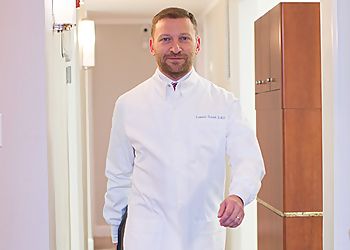 Photo of LEONARD KUNDEL, CONDITIONS TREATED: Missing and Broken Teeth, TMJ and Frenectomy
TREATMENTS OFFERED: General and Restorative Dentistry, Fillings, Crowns, Implants, Bridges, Dentures, Sedation, Ozone Therapy &amp; Teeth Whitening in STAMFORD