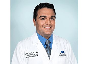 Photo of LUIS ROMERO, CONDITIONS TREATED:Alzheimers, Dementia and Memory Loss, Arteriovenous Malformations (AVMs), Back and Neck Pain, Brain Aneurysms, Brain Tumors, Epilepsy, Headaches and Migraines, Multiple Sclerosis (MS), Skull Base Tumors, Stroke Care &amp; Subarachnoid Hemorrhage

TREATMENTS OFFERED:Awake Craniotomy, Neurointerventional Surgery, Neurology, Neuropsychology, Neurosurgery &amp; Pituitary Surgery in PEMBROKE PINES