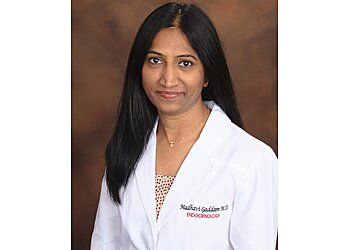 Photo of MADHAVI GADDAM, CONDITIONS TREATED:Parathyroid, Thyroid Gland, Gonads (Testes /Ovaries), Osteoporosis, Bone and Mineral Metabolism Disorders, Diabetes, Hypoglycemia, Acromegaly, Diabetes Insipidus, Hyperlipidemia, Obesity, Hypothyroid, Calcium Problems, Adrenal Disorders, Hypothalamic/ Pituitary Disorders
&amp; Hyperthyroid
TREATMENTS OFFERED:Diabetes Management Including Insulin Pumps and Sensors, Diabetes and Thyroid Management in Pregnancy, Testosterone Treatment in Men, Thyroid Ultrasound &amp; Biopsy in DENTON