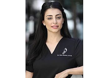 Photo of SAMIRA MEHRIZI, CONDITIONS TREATED: Bunions, Corns, Calluses, Hammertoes, Diabetic Foot Care, Warts, Heel Spurs/Plantar Fasciitis, Ankle Instability, Flat Feet, Athlete&#x27;s Foot, Achilles Tendonitis, Neuromas, Geriatric Foot Care, Ankle Sprains, Toenail Fungus and Peripheral Neuropathy TREATMENTS OFFERED: Platelet-Rich Plasma (PRP), Varicose Vein Treatments &amp; Aesthetic Foot Procedures in SIMI VALLEY