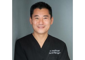 Photo of SEONG YOO, CONDITIONS TREATED: Lacerations, Bone Spurs, Flat Feet, Sports-Related Injuries, Plantar Warts, Broken Bones, Fractures, Tendonitis, Ankle Sprain, Achilles Tendon Sprain or Rupture, Diabetes Foot Care, Neuromas, Ingrown Toenails, Pinched Nerves and Plantar Fasciitis TREATMENTS OFFERED: Nerve Blocks, Casting, Nail Trim and Stitching &amp; Ingrown Toenails Treatments in SANTA CLARITA