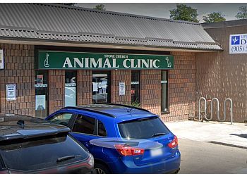 Photo of STONE CHURCH ANIMAL CLINIC, CONDITIONS TREATED:Dentistry, Diet and Nutrition, Parasite Control (Fleas, Ticks and Heartworms), Wellness and Preventive Care, Vaccinations, Microchipping &amp; End of Life CareTREATMENTS OFFERED:Diagnostic Ultrasounds, Radiography, Laboratory Services, Spay and Neuter, Soft Tissue Surgery, Orthopedic Surgery, Cardiology &amp; Laser Therapy in HAMILTON
