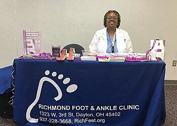 Photo of TANISHA RICHMOND, CONDITIONS TREATED: Achilles Tendon, Ankle Pain and Sprains, Arthritic Foot Care, Diabetic Foot Care, Athlete&#x27;s Foot, Bunions, Corns, Flat Feet, Fungal Toenails, Ingrown Toenails, Geriatric Foot Care, Hammertoes, Heel Pain and Spurs, Neuroma (Morton&#x27;s Neuroma), Plantar Fasciitis, Warts and Wound Care TREATMENTS OFFERED: Diabetic Shoes, Foot and Ankle Surgery, Foot Orthotics, Foot Pain Treatment &amp; Sports Medicine in DAYTON