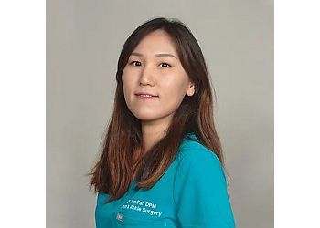 Photo of YUN PAN, CONDITIONS TREATED:Bunions and Tailor&#x27;s Bunions, Claw/Mallet/Hammertoes, Flat Feet (Pes Planus), High Arch Feet (Pes Cavus), Posterior Tibial Tendon Dysfunction (PTTD), Haglund&#x27;s Deformity, Charcot Arthropathy, Foot/Ankle Fractures, Lisfranc Injuries, Talar Fractures, Calcaneal Fractures, Diabetic Routine Care, Wound Care, Painful Callus, Fungal Nails, Neuroma, Ingrowing Nails, Plantar Warts, Heel Pain, Ankle Sprains/Instability, Plantar Fasciitis/Heel Spur, Turf Toe, Achilles Tendon Injuries/Ruptures, Stress Fractures, Shin Splints, Ankle Ligament Injuries, Open Fractures &amp; Infection Management in CHESAPEAKE